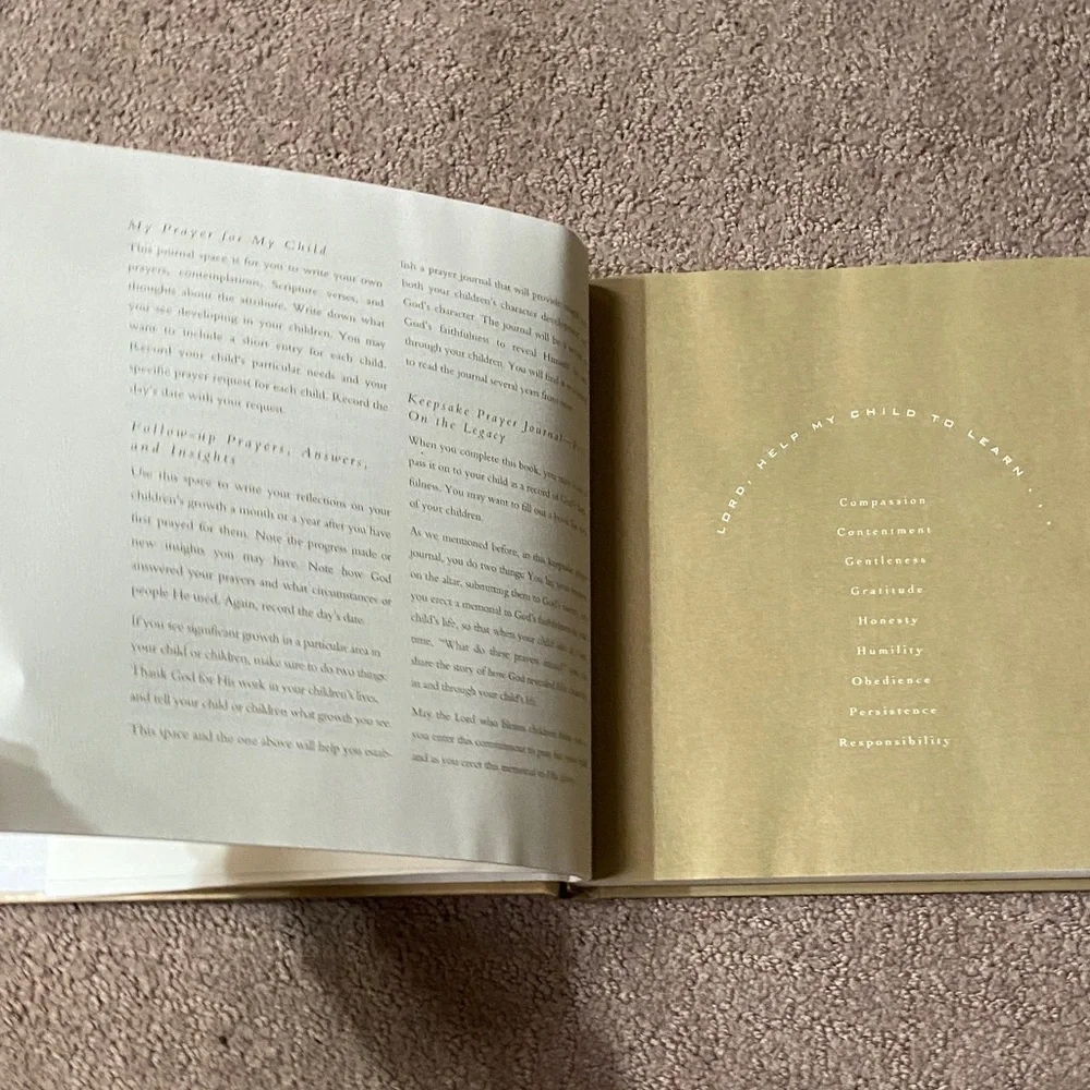 Lord Bless My Child Hardcover Book Y2K Keepsake Family Precious